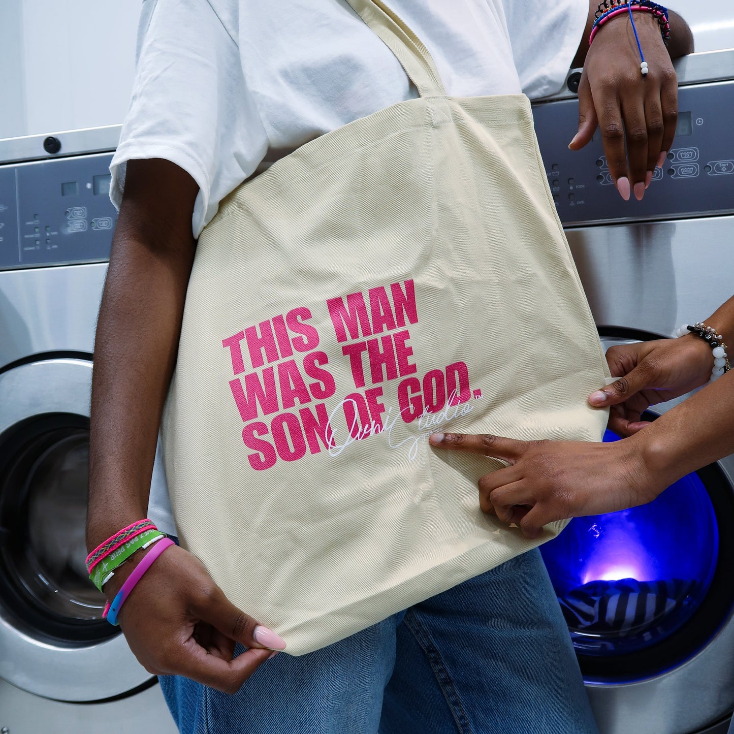 Cream Tote Bag S.O.G